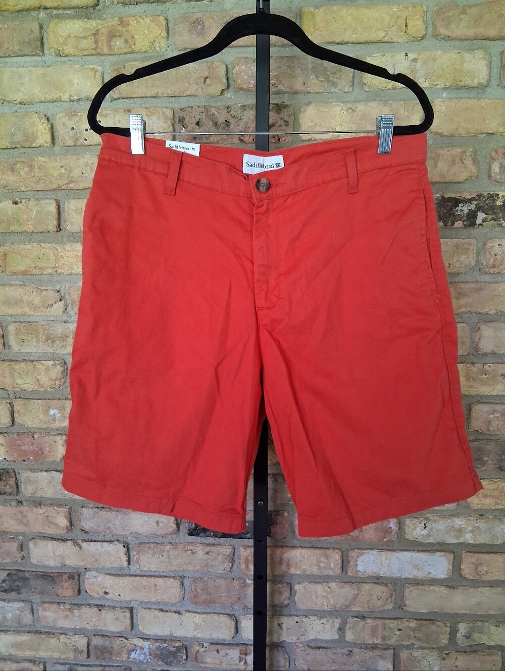 NWT SADDLEBRED CLASSIC FIT STRETCH SHORTS SIZE 34